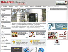 Tablet Screenshot of chandigarhexchange.com